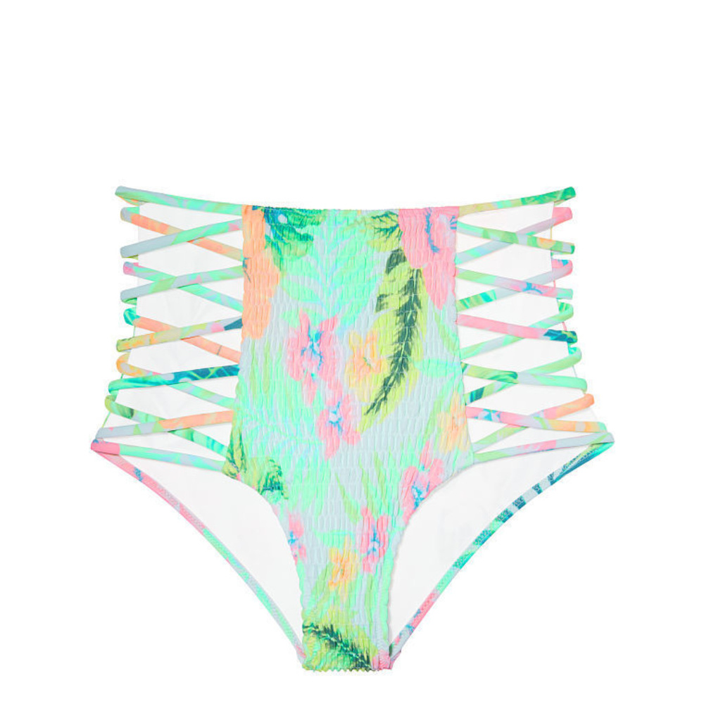 Victoria's Secret swim set PINK Smocked strappy - Picture 5 of 6